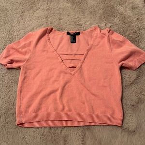 Pink Forever 21 crop top